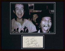 Pearl Bailey Signed Framed 11x14 Note &amp; Photo Display w/ Jerry Koosman Mets - £71.12 GBP