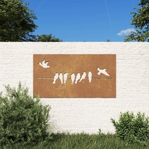 Garden Wall Decoration Rustic Corten Steel Decorative Design - €104,72 EUR