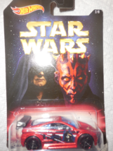 2017 Hot Wheels Asphalt Assult &quot;Darth Sidious &amp; Darth Maul&quot; Vehicle On Card - £3.93 GBP