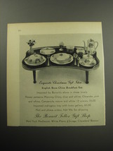 1957 Bonwit Teller English Bone China Breakfast Set Ad - Exquisite Christmas  - £14.87 GBP