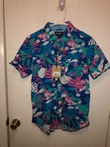 NWT Chubbies Mens SZ Small The Nectar Friday Shirt Short Sleeve Hawaiian Print - £19.95 GBP