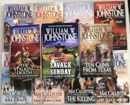 William W Johnstone Duff MacCallister Western Series 11 Book Lot Savage Sunday K - £33.22 GBP