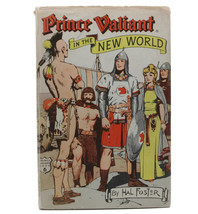 Vintage 1950s Hal Foster Prince Valiant In The New World Hardcover Book DJ - $32.76