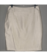 Ann Taylor Cream Pencil Skirt Knee-Length Cocktail - €23,40 EUR