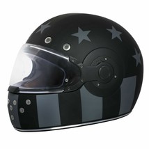 Daytona Retro W/ CAPTAIN AMERICA STEALTH DOT Approved Motorcycle Helmet ... - $145.76