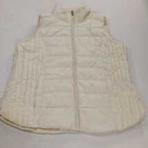 US Polo Assn 015111PC Women’s Cream Full Zip Sleeveles Puffer Vest Size XL  image 10