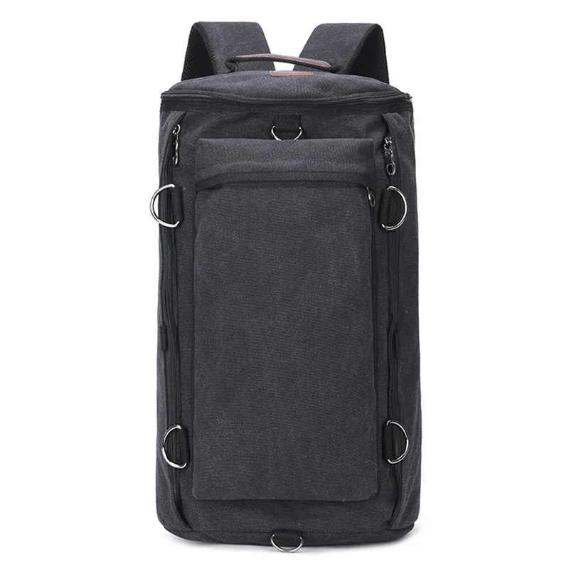 New Large Capacity Rucksack Man Travel Duffle Outdoor Backpack Male Luggage Canv - £43.07 GBP