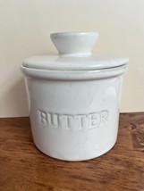 Butter Crock with Lid for Countertop - Ceramic French Butter Dish 4&quot; x 3&quot; - $21.83