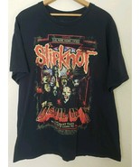 Slipknot Mens The Devil in I VHS Cover T-Shirt Size XL Black 2 Sided Metal  - $27.34 CAD