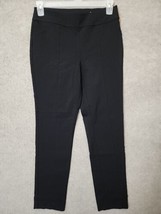 Chico&#39;s Fabulously Slimming Ankle Pull-on Pants Womens 0.5 US 6 Black Stretch - £23.63 GBP