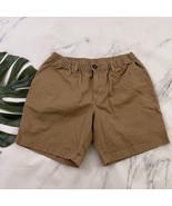 Chubbies Mens Khaki Shorts Size M 7in Inseam Elastic Waist Flat Front Chino - $519.77 MXN