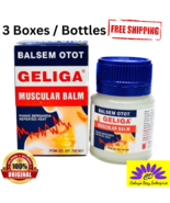 3 X Geliga Muscular Balm 20g Relieve Muscle Neck Joints Pain - £17.19 GBP