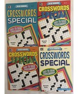 Blue Ribbon Crosswords Special Easy-To-Solve Crossword Puzzles 2021 2022... - $31.32 CAD