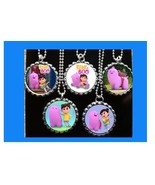 Remy And Boo REMY &amp; Boo cartoon necklace 5 party favors everyday wear je... - $13.70 CAD