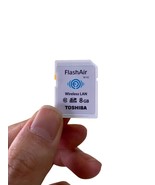 Used Toshiba FlashAir 8GB Wireless LAN Wi-Fi SD Card SDHC Class 10 W-02 - $33.65