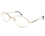 Faberge Brille Rahmen FB 004 20 6060 Schwarz Gold Rund Voll Felge 53-19-135 - £138.99 GBP