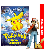 POKEMON MOVIE COMPLETE COLLECTION OF ALL 21 POKEMON MOVIES ENGLISH DUB A... - £44.04 GBP