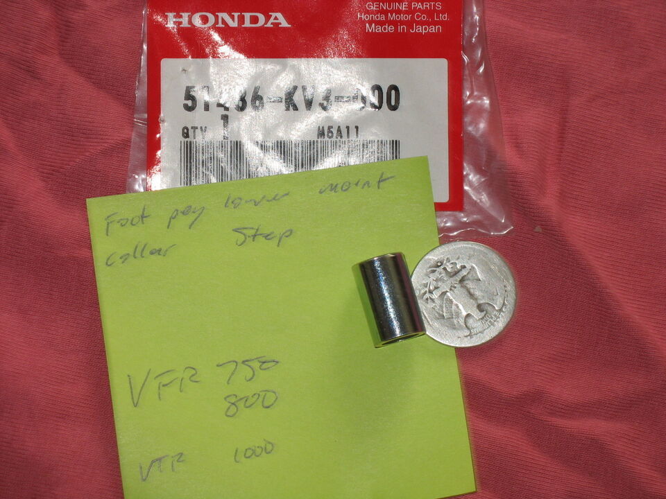 NOS HONDA FOOT PEG LOWER MOUNT COLLAR STEP SPACER VFR 750 800 VTR 1000 - $7.91