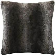 Madison Park Zuri Faux Fur Throw Pillows for Couch Bed, 20x20, Chocolate - £34.52 GBP