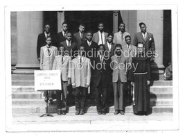 50s Black Americana Corpus Christi Catholic High School Chicago Il Class Photo - £39.55 GBP