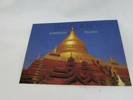 Vintage Bagan Pagoda Myanmar Schwezigon Postcard 52503 - $11.87