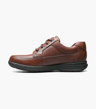 Nunn Bush Cam Moc Toe Oxford Work Shoes Cognac Tumbled 84694-222 image 4