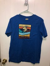 State of Mine Florida Graphic T Shirt Blue Men&#39;s Medium Tropical Beach G... - £4.65 GBP