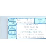 Vintage Barry Manilow Ticket Stub September 10 1985 Seattle Washington - £18.61 GBP