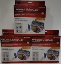 Northlight Clear Outdoor Universal Christmas Light Clips, Set of 100 3.5&quot; 3 Pack - £29.16 GBP