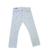 Polo Ralph Lauren Slim Straight Jeans 625 White Denim Pants Mens 33x32 - £20.20 GBP