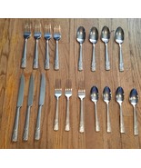 Antique Glossy Silverware ONEIDA Vintage 18 Piece OHS408 - $34.15