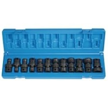 Grey Pneumatic 12 PC 3/8" DR 6 PT STANDARD LENGTH FRAC UNIV SET - $5,471.56 MXN