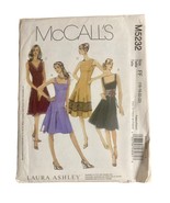Laura Ashley McCalls Dress Sewing Pattern Sleeveless Misses 16 18 20 22 ... - $148.33 MXN