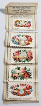 1880 Antique Victorian Die Cut Trade Card Sample Sales North Haven Ct Catalog - £37.59 GBP