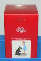Hallmark 2021 Christmas Ornament Give Me Back My Slippers Wizard of Oz D... - $39.90