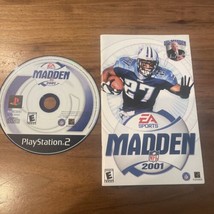 Madden NFL 2001 (PlayStation 2) 2000 PS2 Disc And Manual Only - £5.05 GBP
