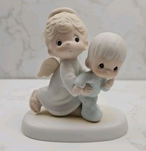 Precious Moments 1984 Baby&#39;s First Step Porcelain Figurine #E-2840 - $8.99