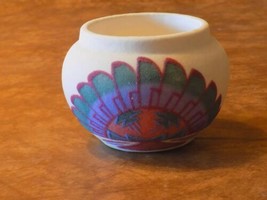 Native American Sand Painting Decorative Bowl 5.5&quot; X 4&quot; - $24.75