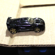 2003 Hot Wheels Black Lotus Elise Race Car Diecast Gold Rims Five Spoke ... - £4.70 GBP