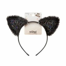 Scunci Hey Boo Halloween Cat Ear Headband, 1-Piece - £6.65 GBP