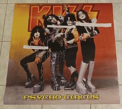 KISS PSYCHO-CIRCUS ORIGINAL PROMO 2 DIFFERENT SIDED POSTER 24 X 24 INCHE... - $46.39