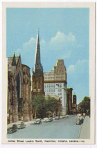 Postcard Hamilton Ontario James Street Looking North - £3.80 GBP