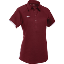 Under Women Armour Coaches Polo Semi-Fitted Cardinal - £17.48 GBP
