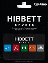 HIBBETT GIFT CARD 150 100 SPORT ATHLETIC FOOTWEAR WOMEN MEN APPAREL TOP ... - $59.99+