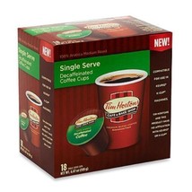 Tim Hortons Decaf Premium Blend Coffee 18 to 144 Keurig K cups Pick Any Size - £20.35 GBP+