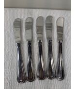 Mepra Inox Norma Butter Knife set 5 stainless steel heavy table knives g... - €57,98 EUR
