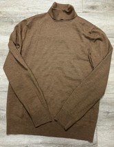 Banana Republic Italian Merino Turtleneck - Women&#39;s Med Tall  - Brown - Baruffa - $29.65