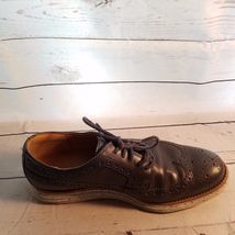 Men&#39;s Cole Haan C12088 Lunarlon Lunargrand Wingtip Shoes Size 7.5M Blue - £60.28 GBP