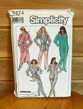 Simplicity Vintage Home Sewing Crafts Kit #8874 1988 Robes - $9.99