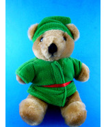 Vintage Korea Dakin 6.5&quot; Teddy Bear Christmas Elf 1985 - $23.07 CAD